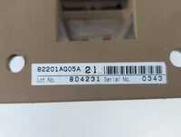 2006-2009 Subaru Legacy Fusebox Fuse Box Panel Relay Module P/N:82201AG05A Fits Fits 2006 2007 2008 2009 OEM Used Auto Parts