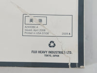 2009 Subaru Legacy Owners Manual Book Guide P/N:A2450BE-A OEM Used Auto Parts - Oemusedautoparts1.com