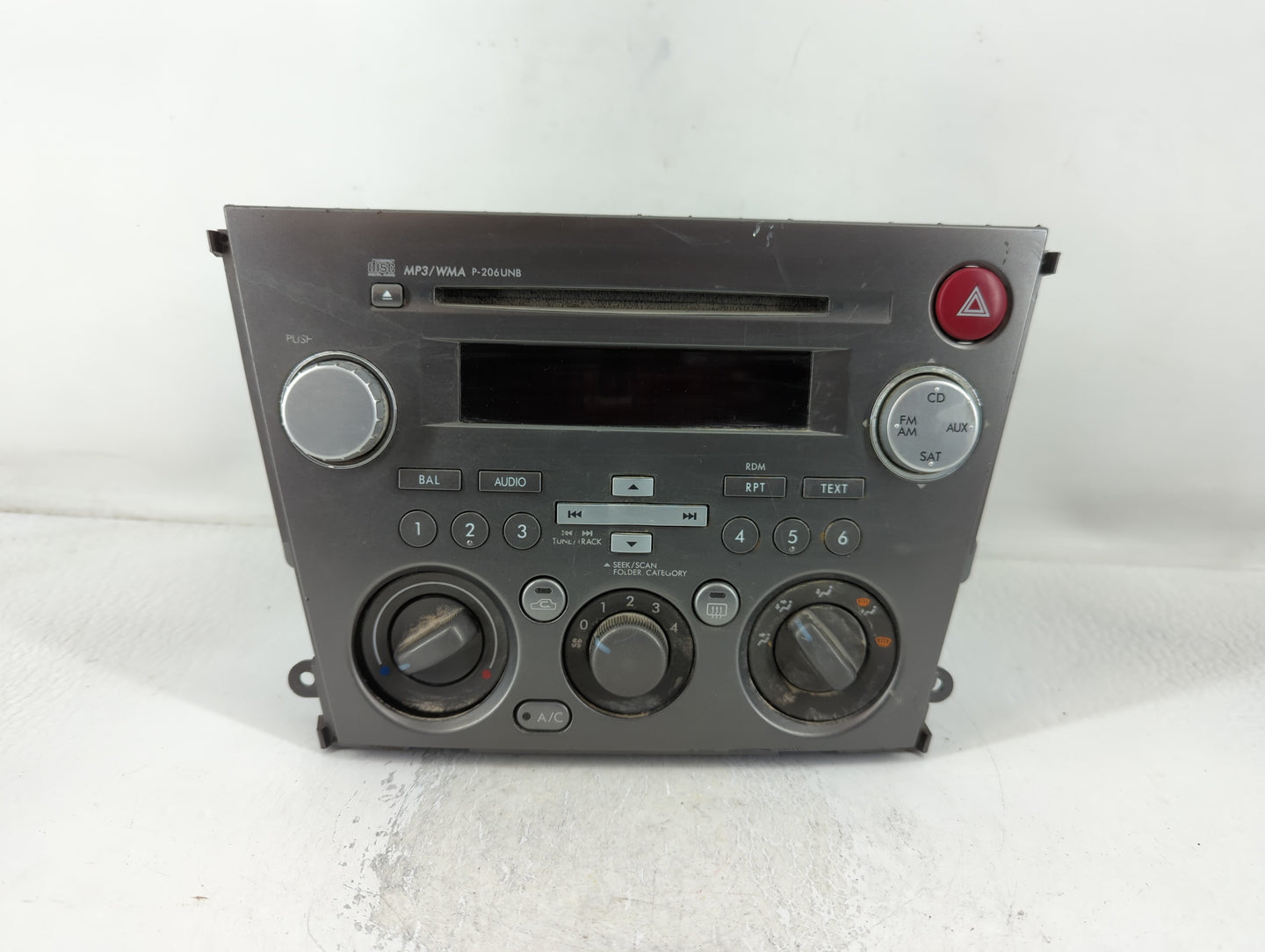 2007-2009 Subaru Legacy Am Fm Cd Player Radio Receiver - Oemusedautoparts1.com