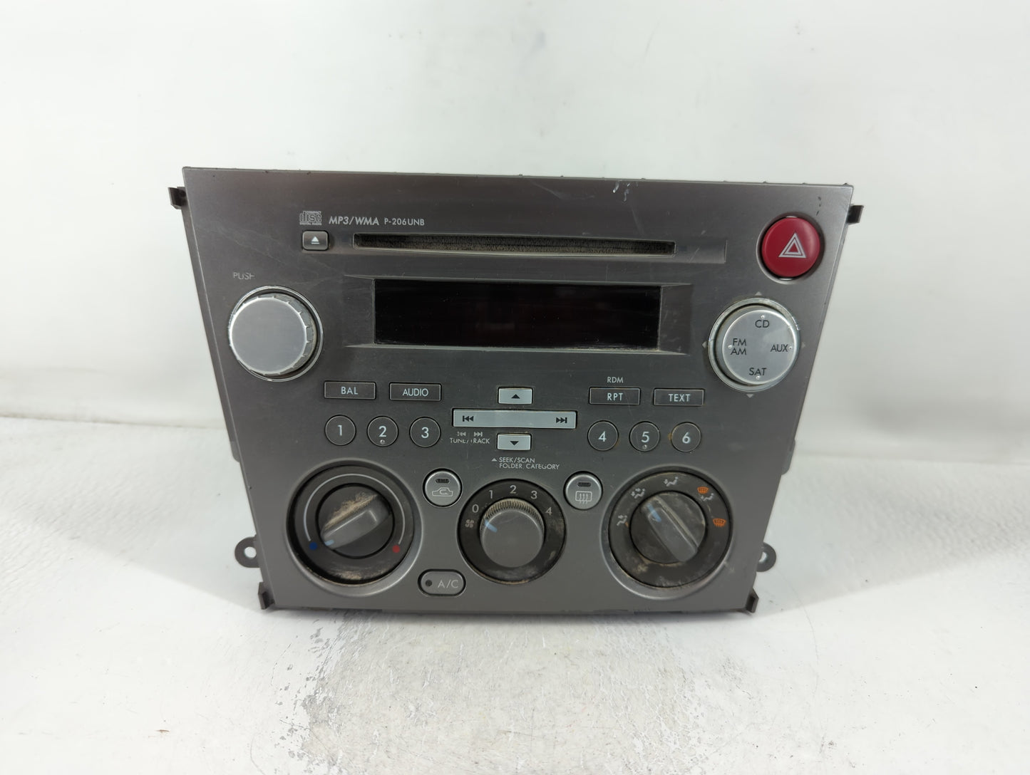 2007-2009 Subaru Legacy Am Fm Cd Player Radio Receiver - Oemusedautoparts1.com