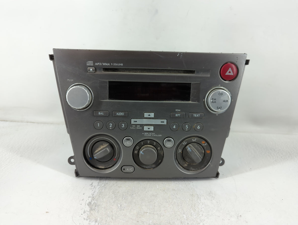 2007-2009 Subaru Legacy Am Fm Cd Player Radio Receiver 769538 - Oemusedautoparts1.com