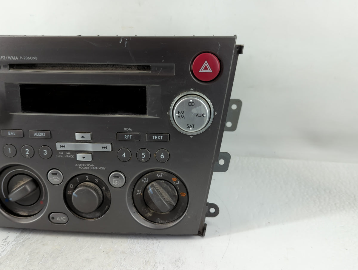2007-2009 Subaru Legacy Am Fm Cd Player Radio Receiver 769538 - Oemusedautoparts1.com
