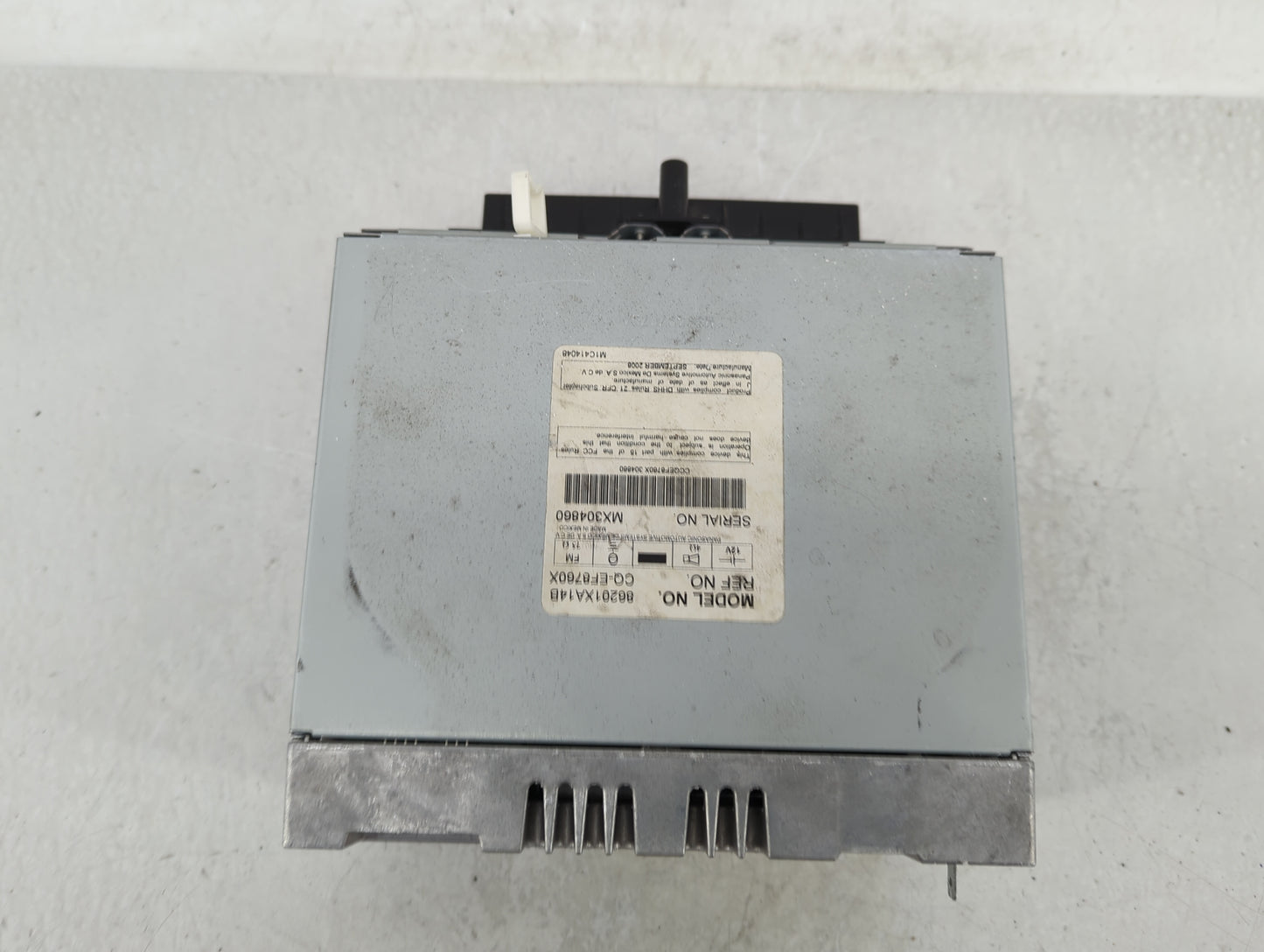 2008-2009 Subaru Tribeca Radio AM FM Cd Player Receiver Replacement P/N:86201XA14B Fits Fits 2007 2008 2009 OEM Used Auto Pa