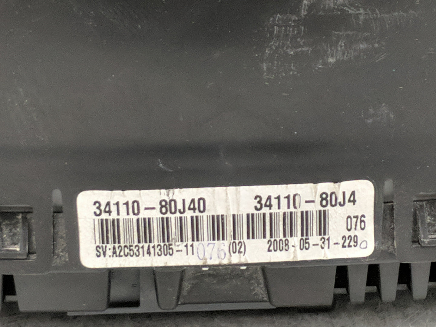2007-2009 Suzuki Sx4 Instrument Cluster Speedometer Gauges P/N:34110-80J40 Fits Fits 2007 2008 2009 OEM Used Auto Parts - Oe