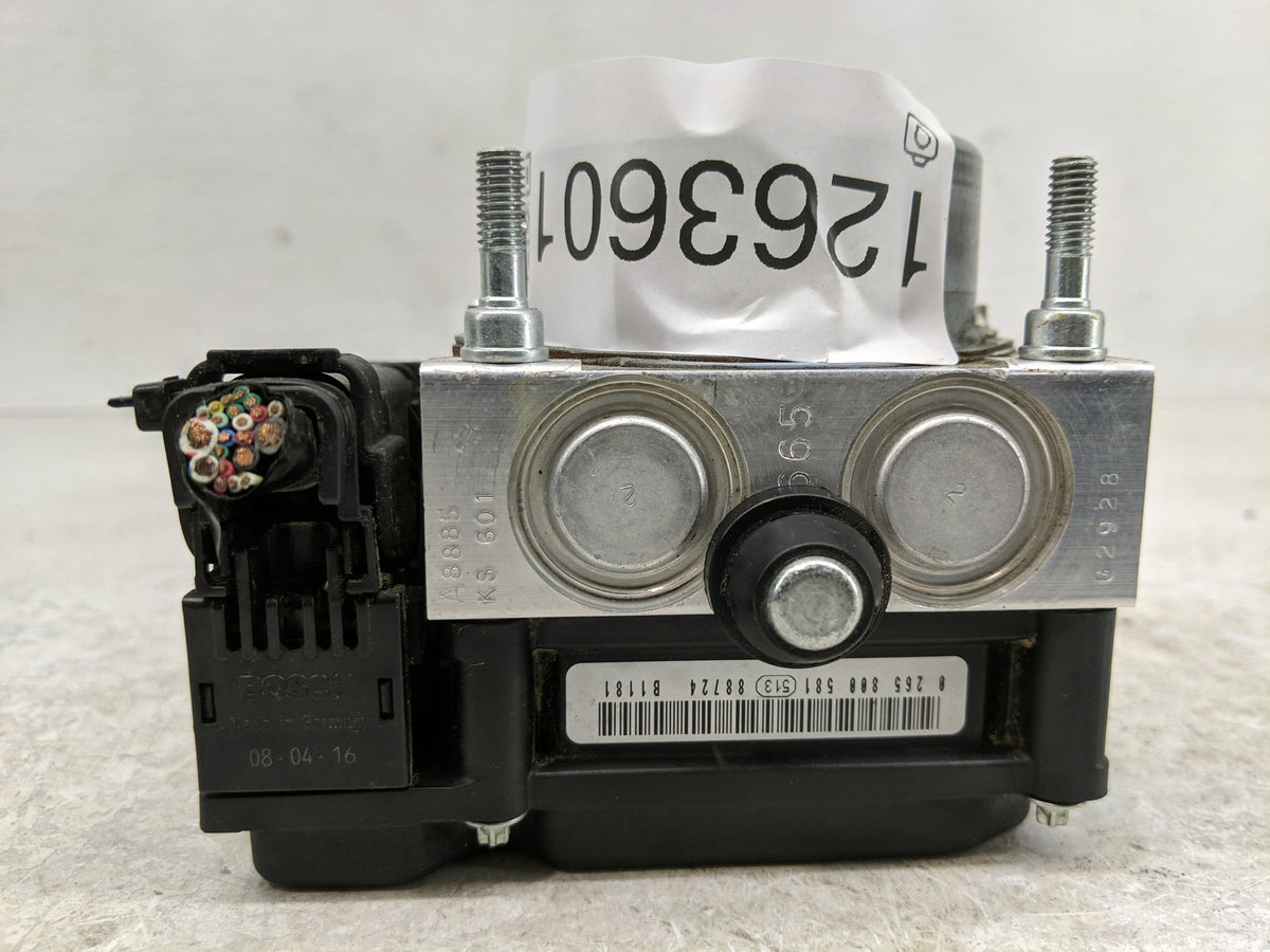 2008-2009 Suzuki Sx4 Anti-Lock Brake ABS Pump Module Actuator OEM P/N:0 265 231 847 56110-80J02 Fits Fits 2008 2009 OEM Used