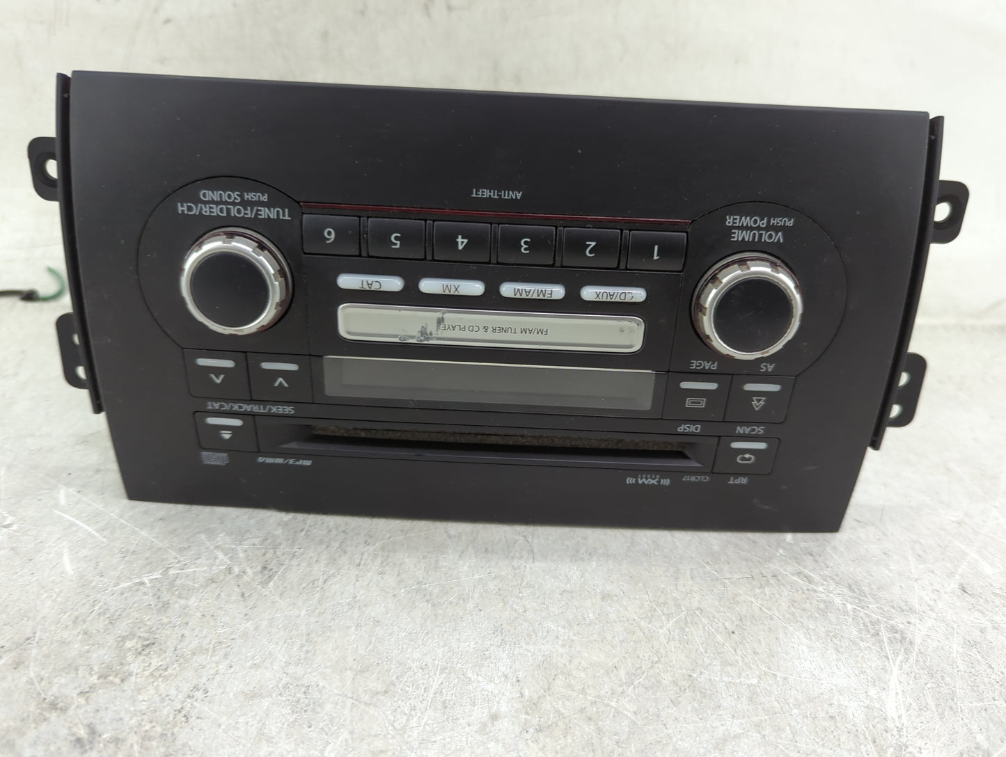 2007-2012 Suzuki Sx4 Radio AM FM Cd Player Receiver Replacement P/N:39101-80JD0 Fits Fits 2007 2008 2009 2010 2011 2012 OEM 