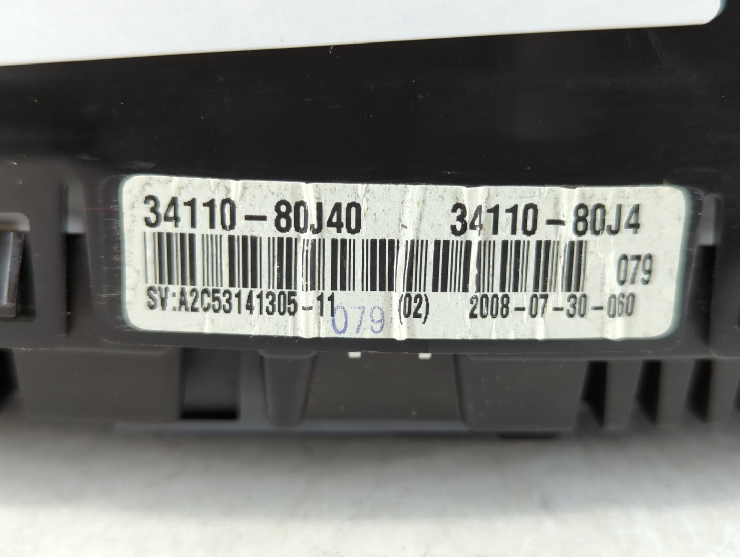 2008-2009 Suzuki Sx4 Instrument Cluster Speedometer Gauges P/N:34110-80J4 34110-80J40 Fits Fits 2008 2009 OEM Used Auto Part