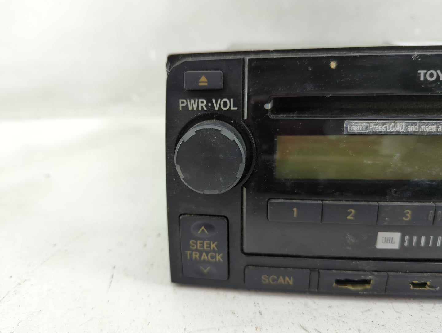 2006-2009 Toyota 4runner Radio AM FM Cd Player Receiver Replacement P/N:86120-35340 Fits Fits 2006 2007 2008 2009 OEM Used A