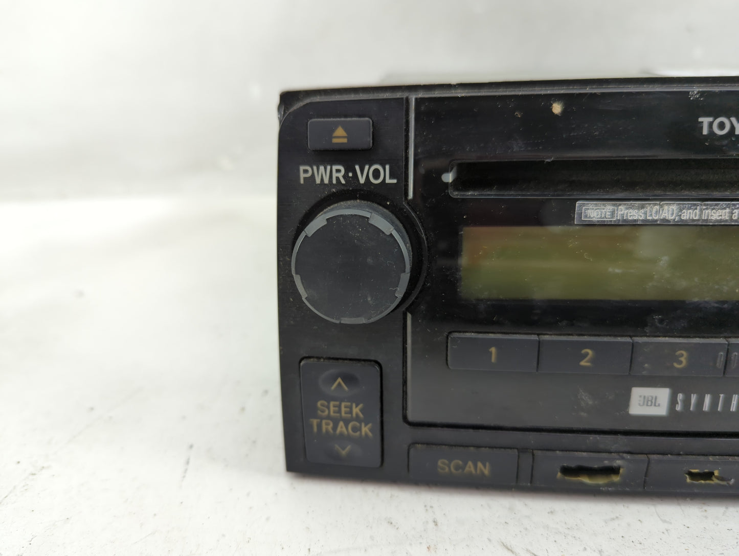 2006-2009 Toyota 4runner Radio AM FM Cd Player Receiver Replacement P/N:86120-35340 Fits Fits 2006 2007 2008 2009 OEM Used A