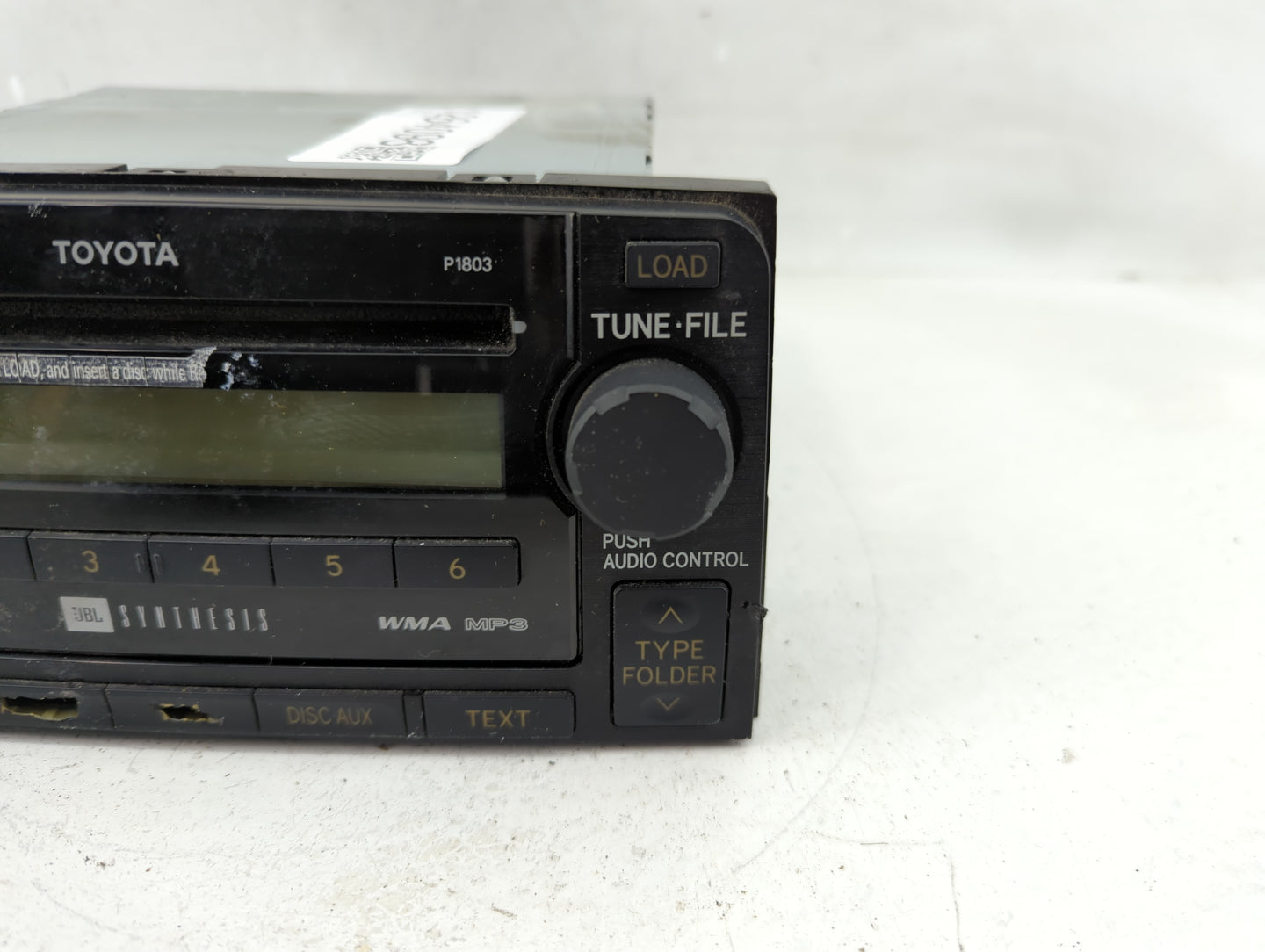 2006-2009 Toyota 4runner Radio AM FM Cd Player Receiver Replacement P/N:86120-35340 Fits Fits 2006 2007 2008 2009 OEM Used A