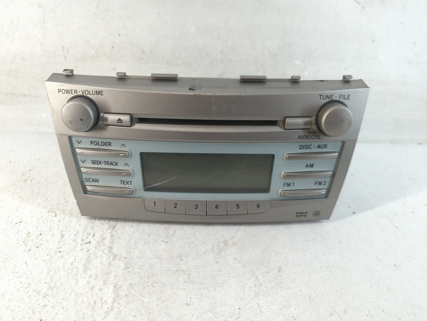 2007-2009 Toyota Camry Radio AM FM Cd Player Receiver Replacement P/N:86120-06181 Fits Fits 2007 2008 2009 OEM Used Auto Par