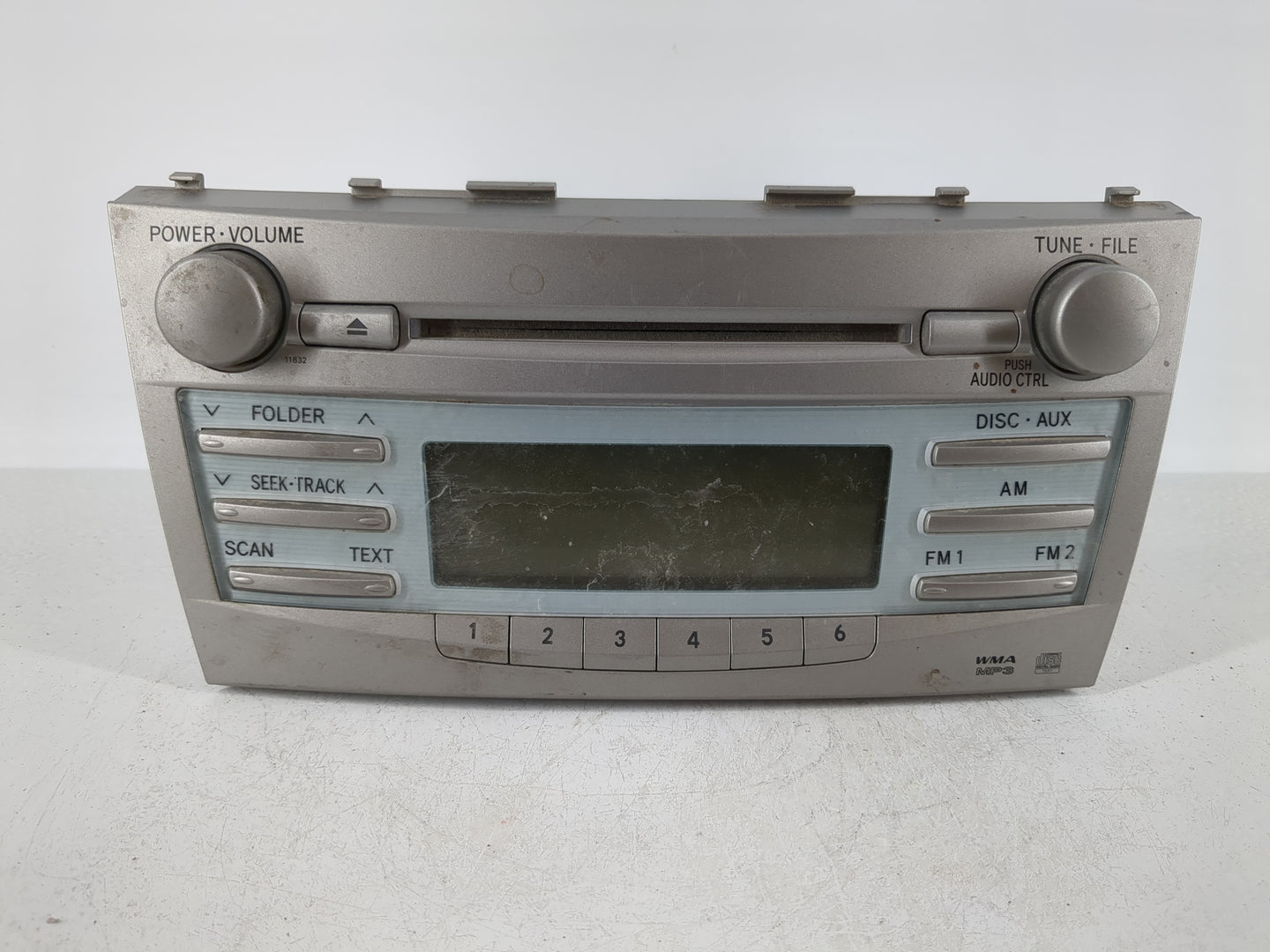 2007-2009 Toyota Camry Radio AM FM Cd Player Receiver Replacement P/N:86120-06181 Fits Fits 2007 2008 2009 OEM Used Auto Par