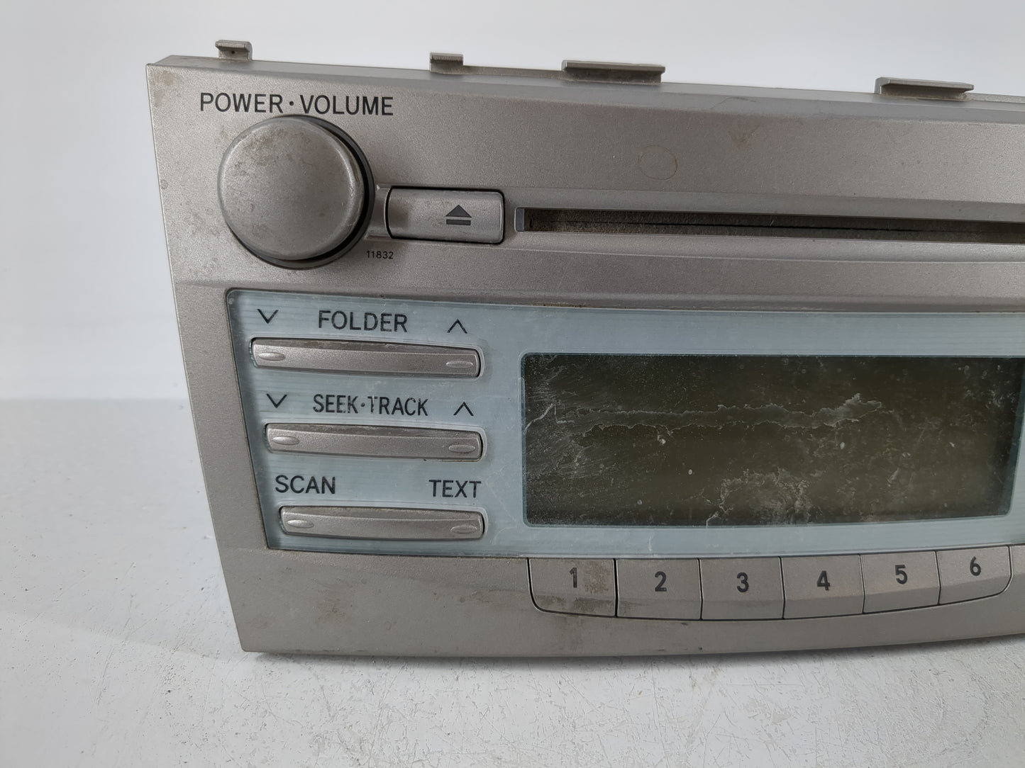 2007-2009 Toyota Camry Radio AM FM Cd Player Receiver Replacement P/N:86120-06181 Fits Fits 2007 2008 2009 OEM Used Auto Par
