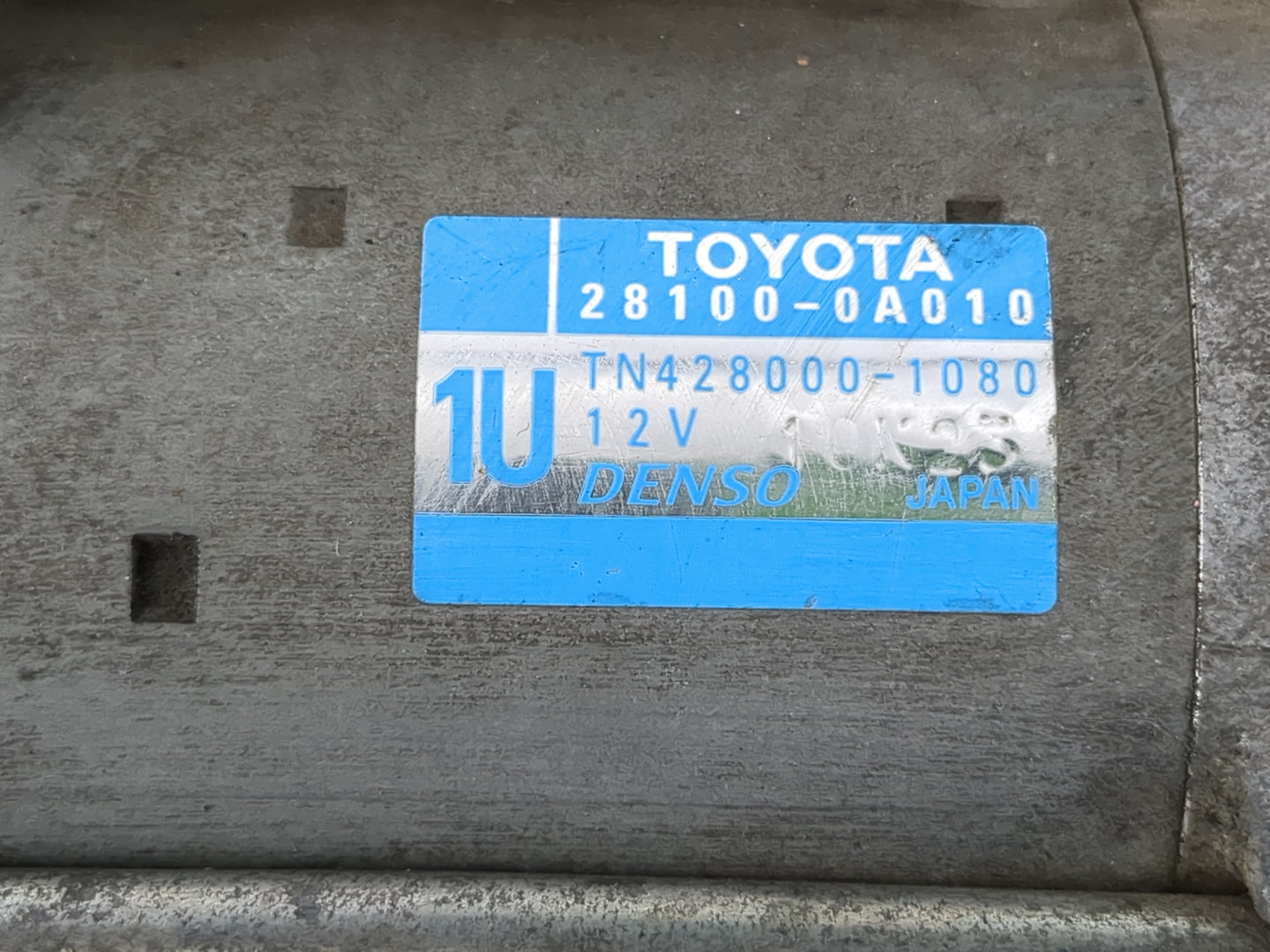 2009 Toyota Camry Car Starter Motor Solenoid OEM P/N:28100-0A010 Fits OEM Used Auto Parts - Oemusedautoparts1.com