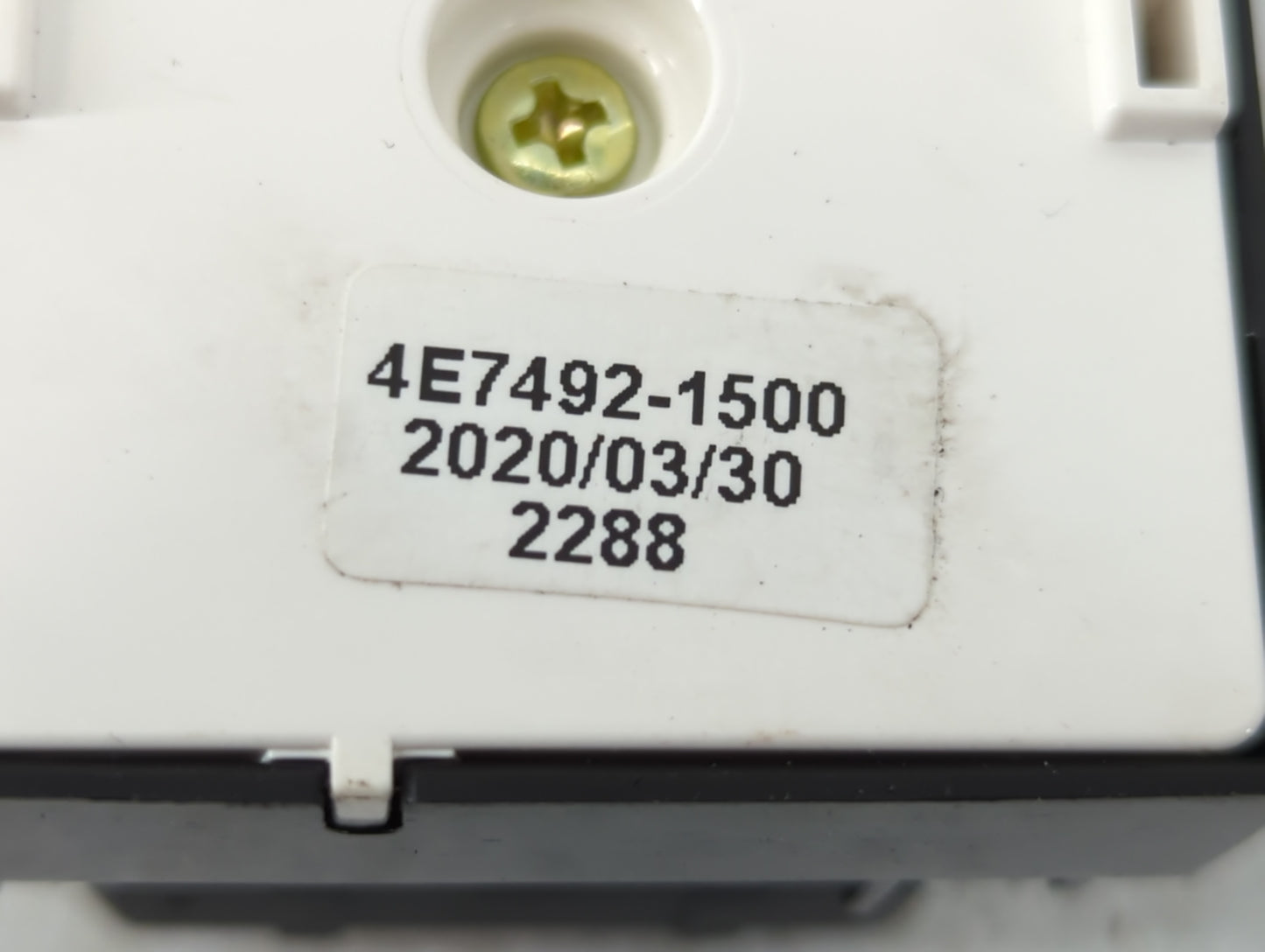 2007-2009 Toyota Camry Master Power Window Switch Replacement Driver Side Left P/N:4E7492-1500 Fits OEM Used Auto Parts - Oe