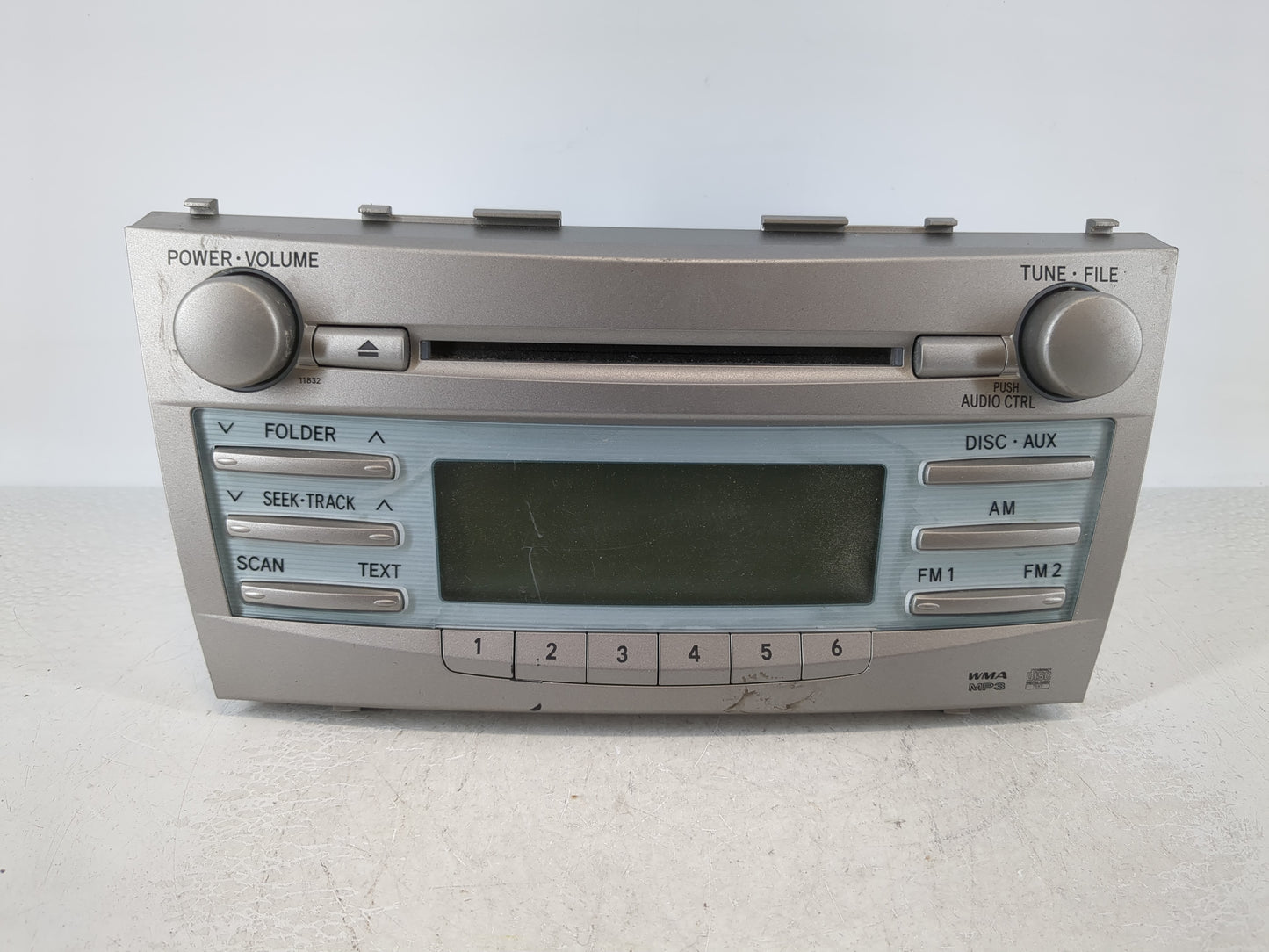 2007-2009 Toyota Camry Radio AM FM Cd Player Receiver Replacement P/N:86120-06181 Fits Fits 2007 2008 2009 OEM Used Auto Par