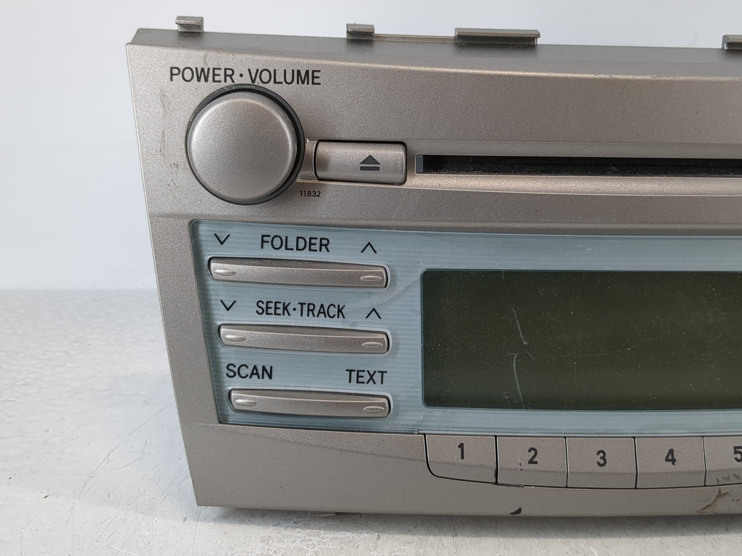 2007-2009 Toyota Camry Radio AM FM Cd Player Receiver Replacement P/N:86120-06181 Fits Fits 2007 2008 2009 OEM Used Auto Par