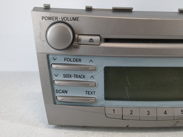 2007-2009 Toyota Camry Radio AM FM Cd Player Receiver Replacement P/N:86120-06181 Fits Fits 2007 2008 2009 OEM Used Auto Parts