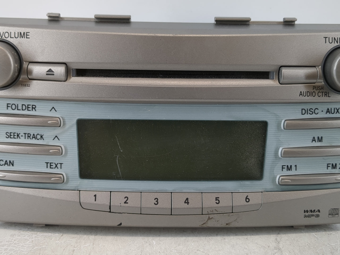 2007-2009 Toyota Camry Radio AM FM Cd Player Receiver Replacement P/N:86120-06181 Fits Fits 2007 2008 2009 OEM Used Auto Par