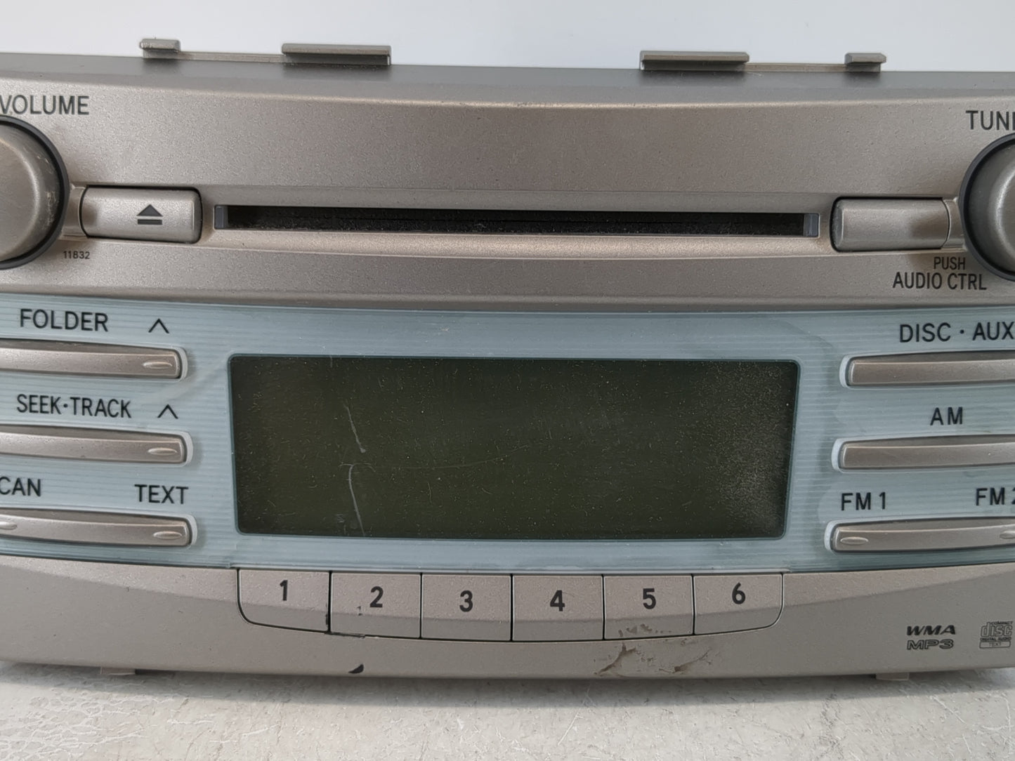 2007-2009 Toyota Camry Radio AM FM Cd Player Receiver Replacement P/N:86120-06181 Fits Fits 2007 2008 2009 OEM Used Auto Par