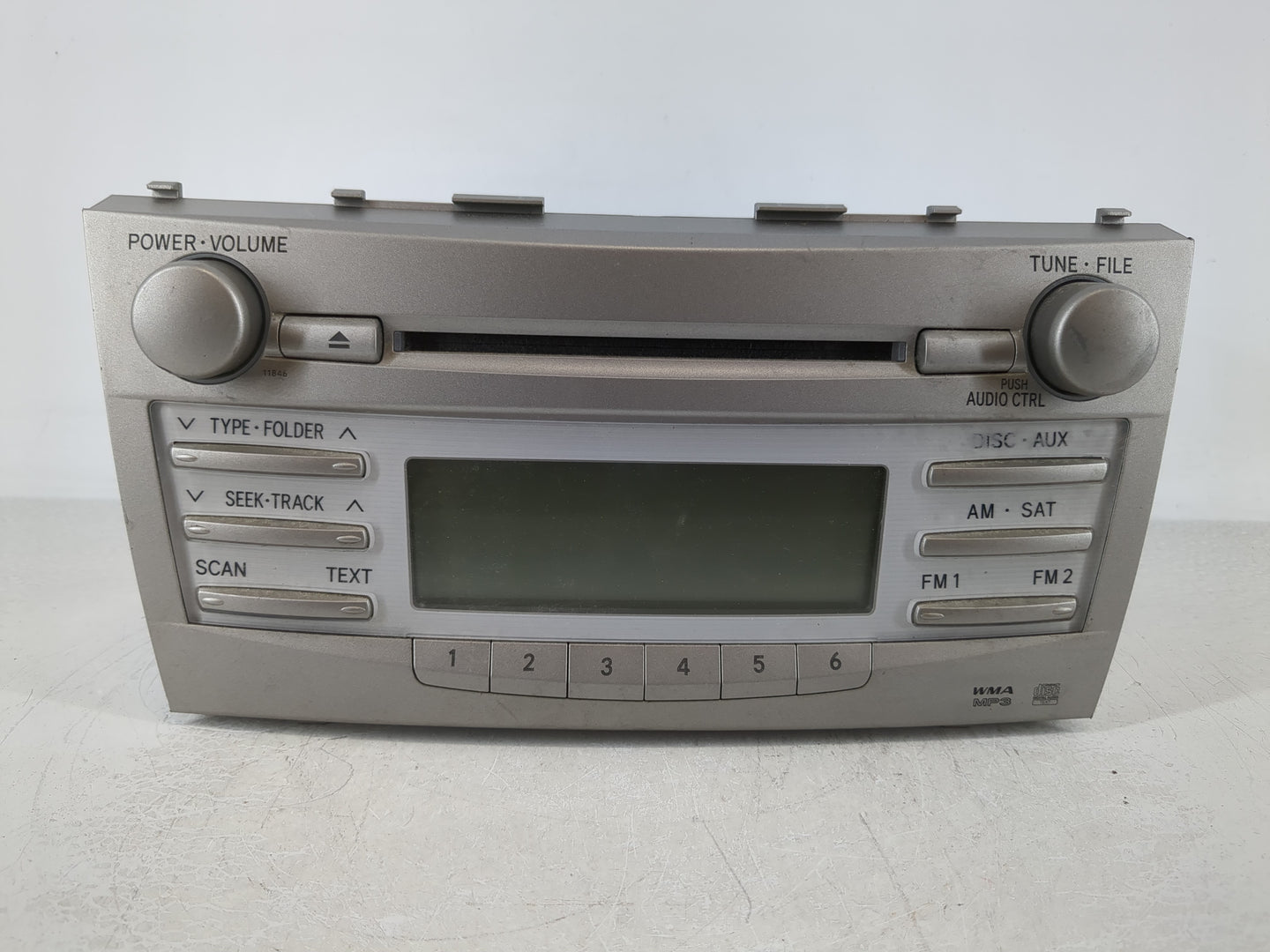 2007-2009 Toyota Camry Radio AM FM Cd Player Receiver Replacement P/N:86120-06480 Fits Fits 2007 2008 2009 OEM Used Auto Par