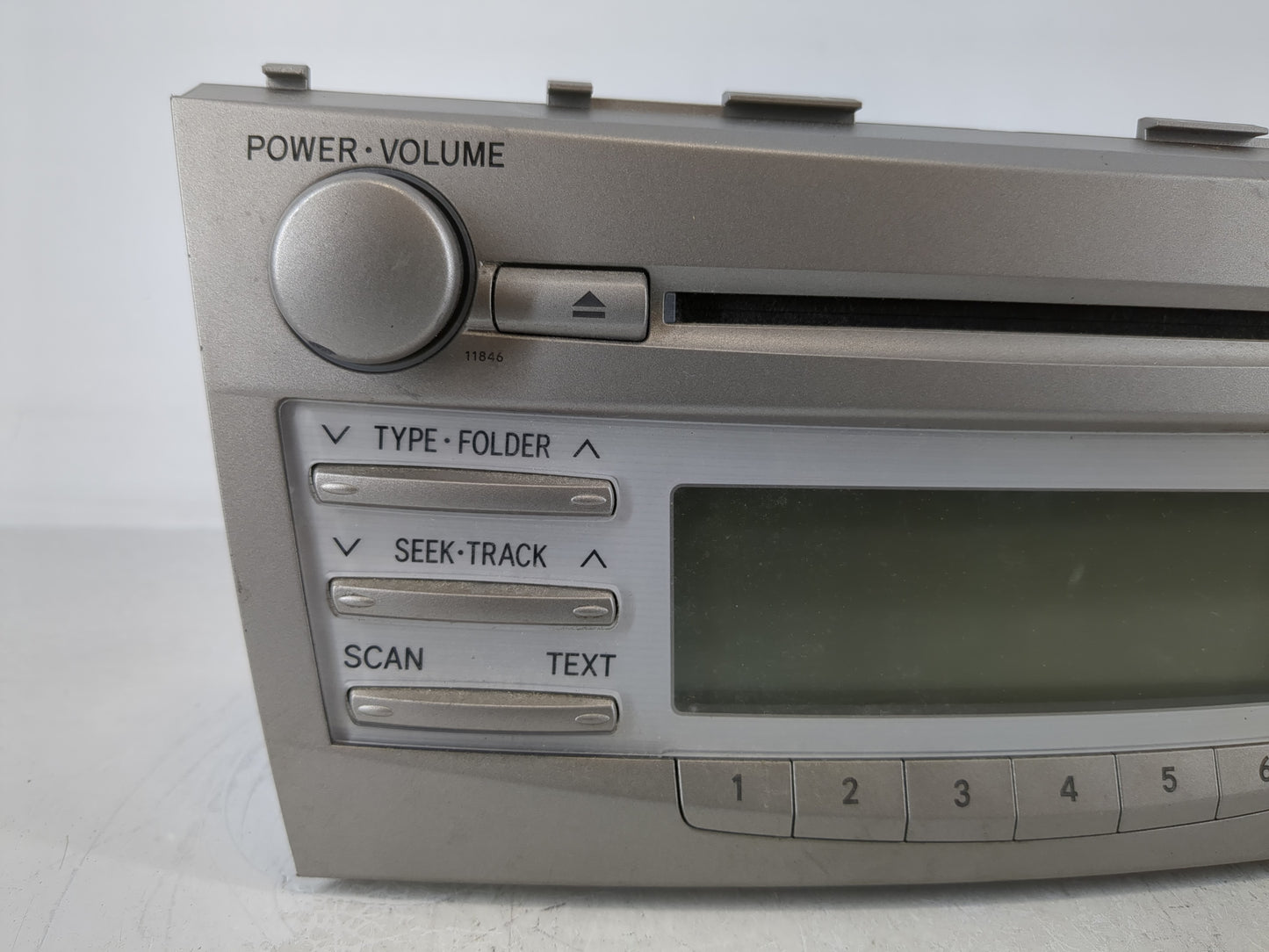 2007-2009 Toyota Camry Radio AM FM Cd Player Receiver Replacement P/N:86120-06480 Fits Fits 2007 2008 2009 OEM Used Auto Par