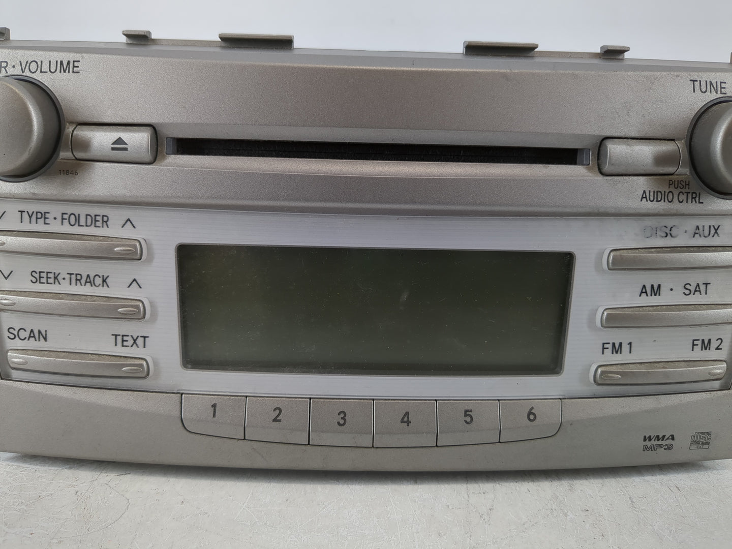 2007-2009 Toyota Camry Radio AM FM Cd Player Receiver Replacement P/N:86120-06480 Fits Fits 2007 2008 2009 OEM Used Auto Par