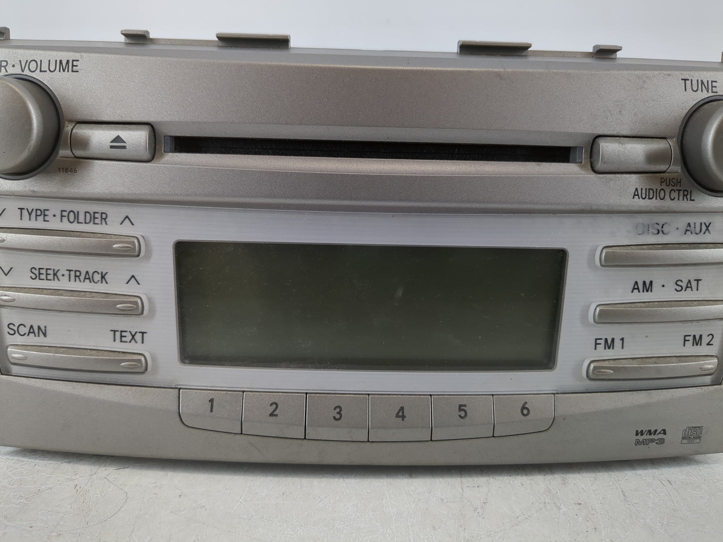 2007-2009 Toyota Camry Radio AM FM Cd Player Receiver Replacement P/N:86120-06480 Fits Fits 2007 2008 2009 OEM Used Auto Par