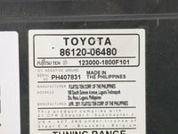 2007-2009 Toyota Camry Radio AM FM Cd Player Receiver Replacement P/N:86120-06480 Fits Fits 2007 2008 2009 OEM Used Auto Par