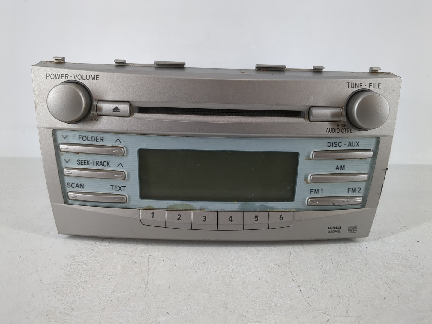 2007-2009 Toyota Camry Radio AM FM Cd Player Receiver Replacement P/N:86120-06182 Fits Fits 2007 2008 2009 OEM Used Auto Par
