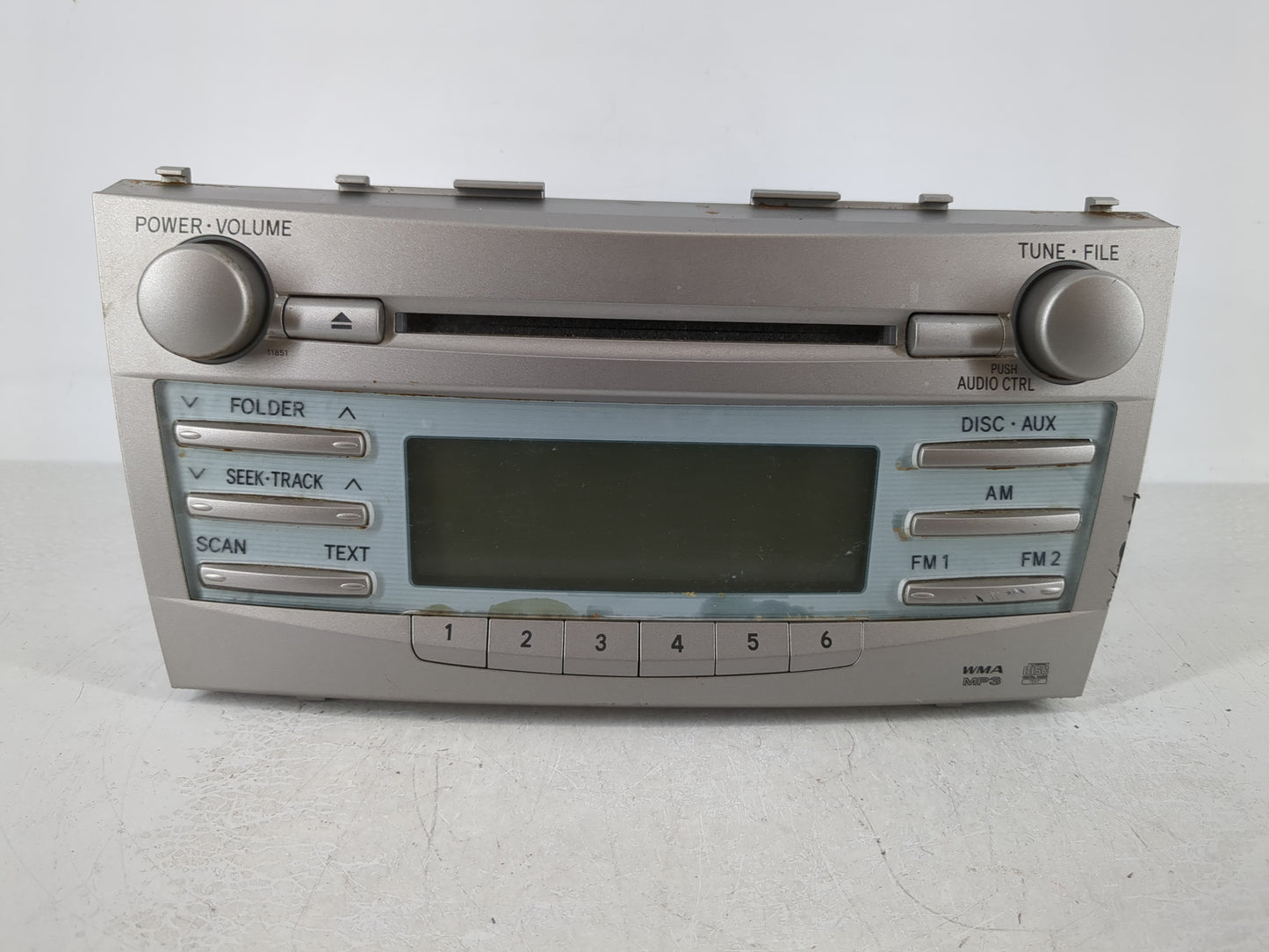 2007-2009 Toyota Camry Radio AM FM Cd Player Receiver Replacement P/N:86120-06182 Fits Fits 2007 2008 2009 OEM Used Auto Par