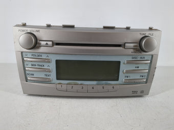 compare product 2007-2009 Toyota Camry Radio AM FM Cd Player Receiver Replacement P/N:86120-06182 Fits Fits 2007 2008 2009 OEM Used Auto Parts