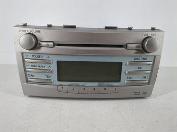 2007-2009 Toyota Camry Radio AM FM Cd Player Receiver Replacement P/N:86120-06182 Fits Fits 2007 2008 2009 OEM Used Auto Par