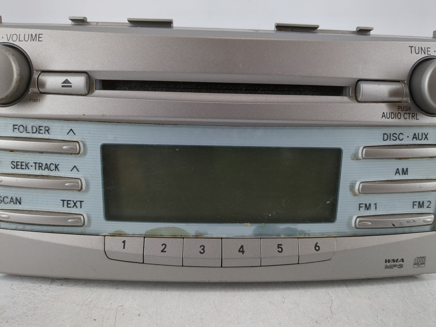 2007-2009 Toyota Camry Radio AM FM Cd Player Receiver Replacement P/N:86120-06182 Fits Fits 2007 2008 2009 OEM Used Auto Par