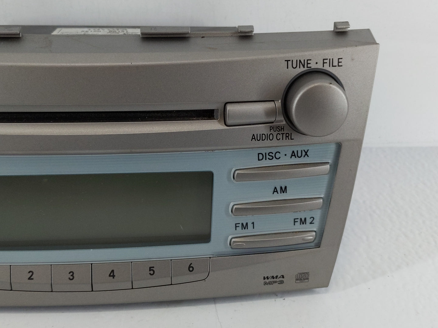 2007-2009 Toyota Camry Radio AM FM Cd Player Receiver Replacement P/N:86120-06181 Fits Fits 2007 2008 2009 OEM Used Auto Par