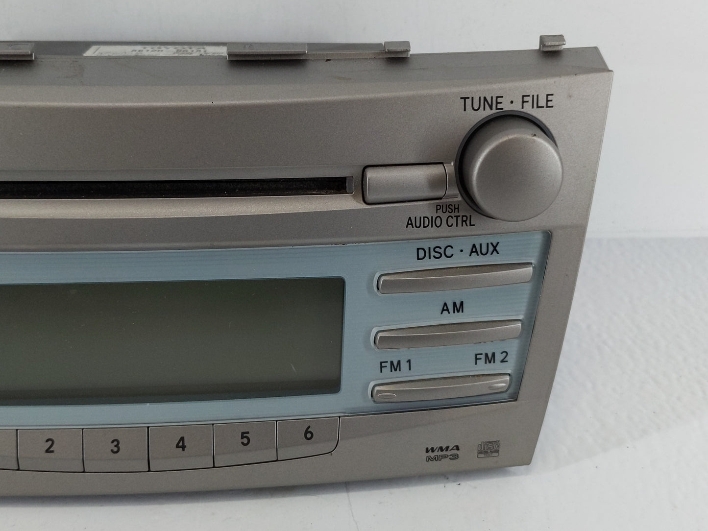 2007-2009 Toyota Camry Radio AM FM Cd Player Receiver Replacement P/N:86120-06181 Fits Fits 2007 2008 2009 OEM Used Auto Par