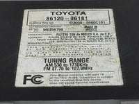 2007-2009 Toyota Camry Radio AM FM Cd Player Receiver Replacement P/N:86120-06181 Fits Fits 2007 2008 2009 OEM Used Auto Par