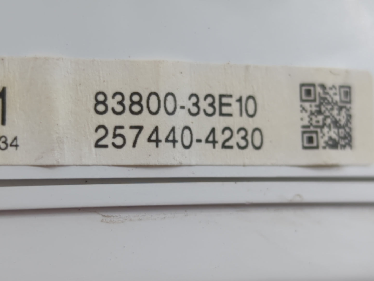 2007-2009 Toyota Camry Instrument Cluster Speedometer Gauges P/N:83800-33E10 Fits Fits 2007 2008 2009 OEM Used Auto Parts - 
