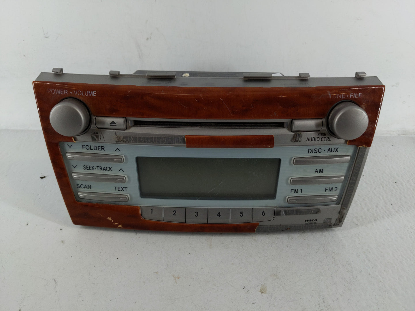 2007-2009 Toyota Camry Radio AM FM Cd Player Receiver Replacement Fits Fits 2007 2008 2009 OEM Used Auto Parts - Oemusedauto