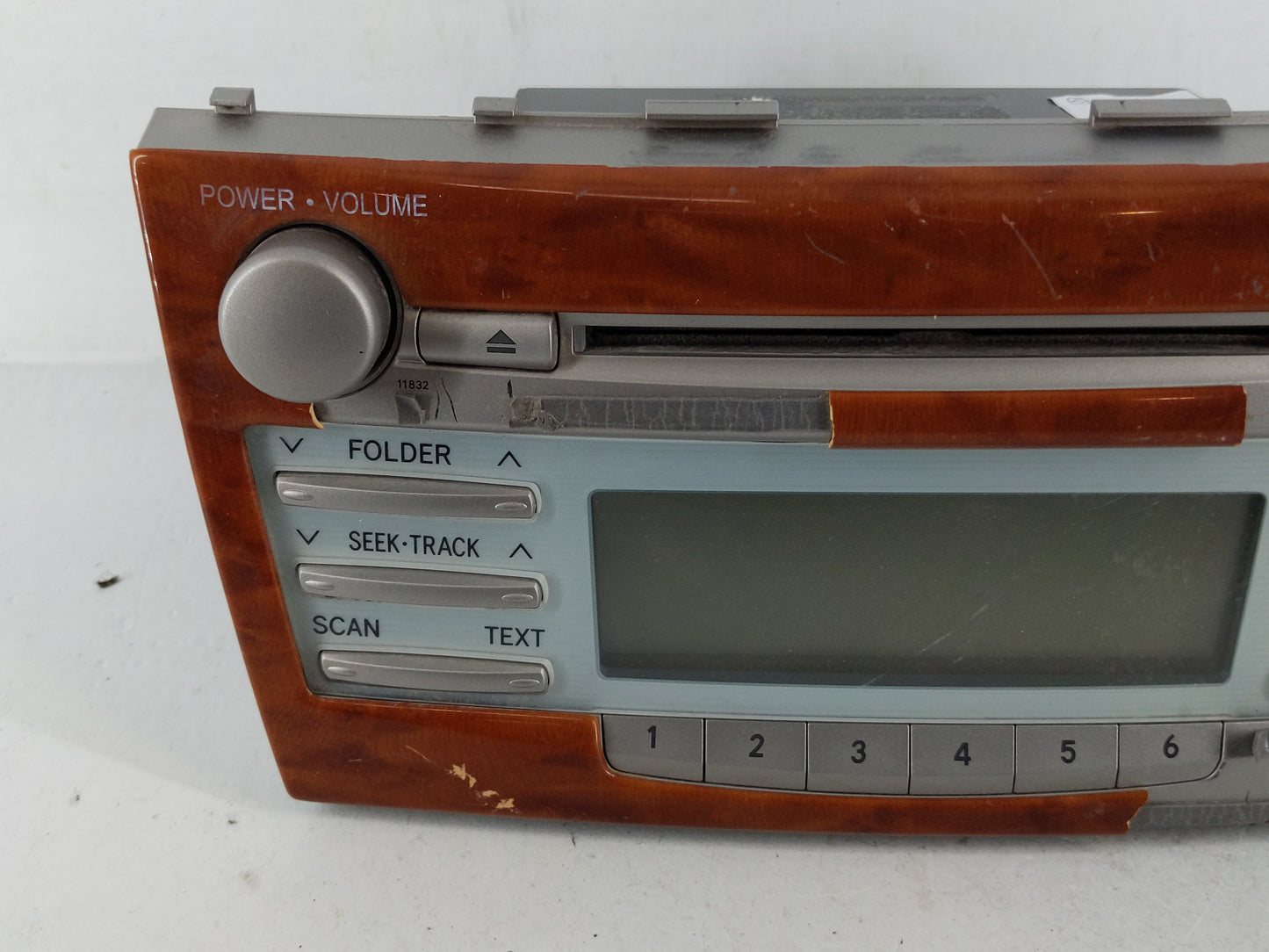 2007-2009 Toyota Camry Radio AM FM Cd Player Receiver Replacement Fits Fits 2007 2008 2009 OEM Used Auto Parts - Oemusedauto