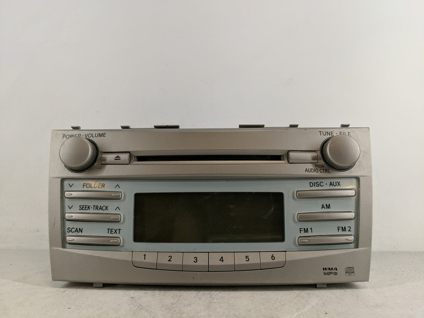 2007-2009 Toyota Camry Radio AM FM Cd Player Receiver Replacement P/N:86120-06181 Fits Fits 2007 2008 2009 OEM Used Auto Par