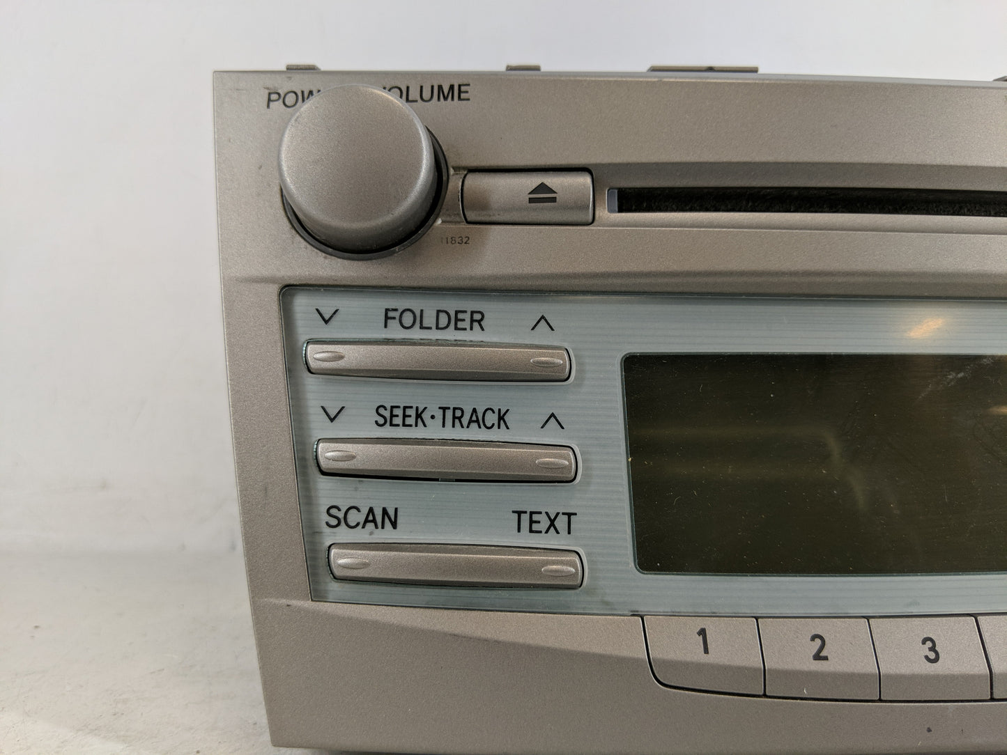 2007-2009 Toyota Camry Radio AM FM Cd Player Receiver Replacement P/N:86120-06181 Fits Fits 2007 2008 2009 OEM Used Auto Par