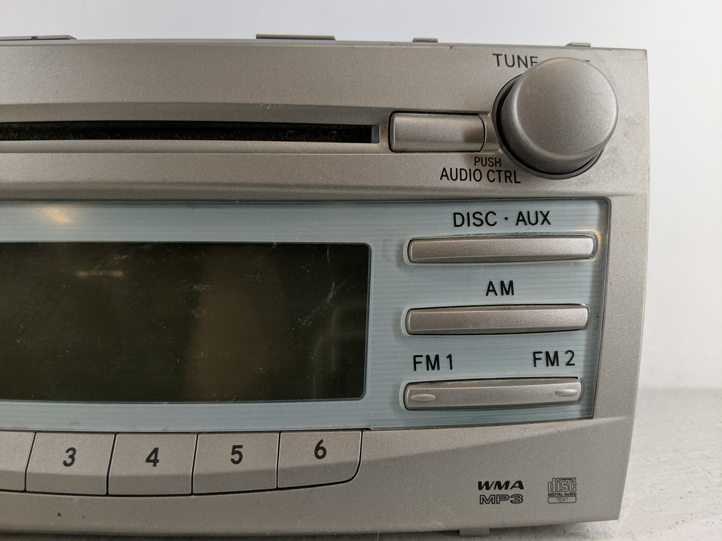 2007-2009 Toyota Camry Radio AM FM Cd Player Receiver Replacement P/N:86120-06181 Fits Fits 2007 2008 2009 OEM Used Auto Par