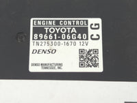 2008-2009 Toyota Camry PCM Engine Control Computer ECU ECM PCU OEM P/N:TN275300-1670 89661-06G40 Fits Fits 2008 2009 OEM Use
