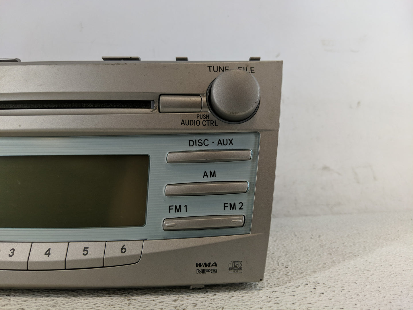 2007-2009 Toyota Camry Radio AM FM Cd Player Receiver Replacement P/N:86120-06181 Fits Fits 2007 2008 2009 OEM Used Auto Par