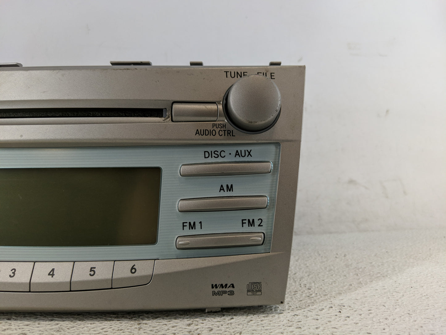 2007-2009 Toyota Camry Radio AM FM Cd Player Receiver Replacement P/N:86120-06181 Fits Fits 2007 2008 2009 OEM Used Auto Par