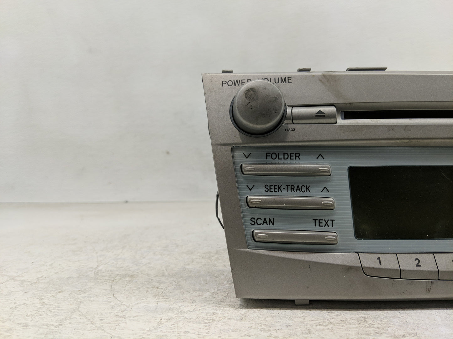 2007-2009 Toyota Camry Radio AM FM Cd Player Receiver Replacement P/N:86120-06181 Fits Fits 2007 2008 2009 OEM Used Auto Par