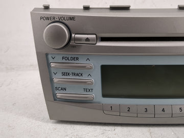2007-2009 Toyota Camry Radio AM FM Cd Player Receiver Replacement P/N:122000-82101101 86120-06180 Fits Fits 2007 2008 2009 OEM Used Auto Parts