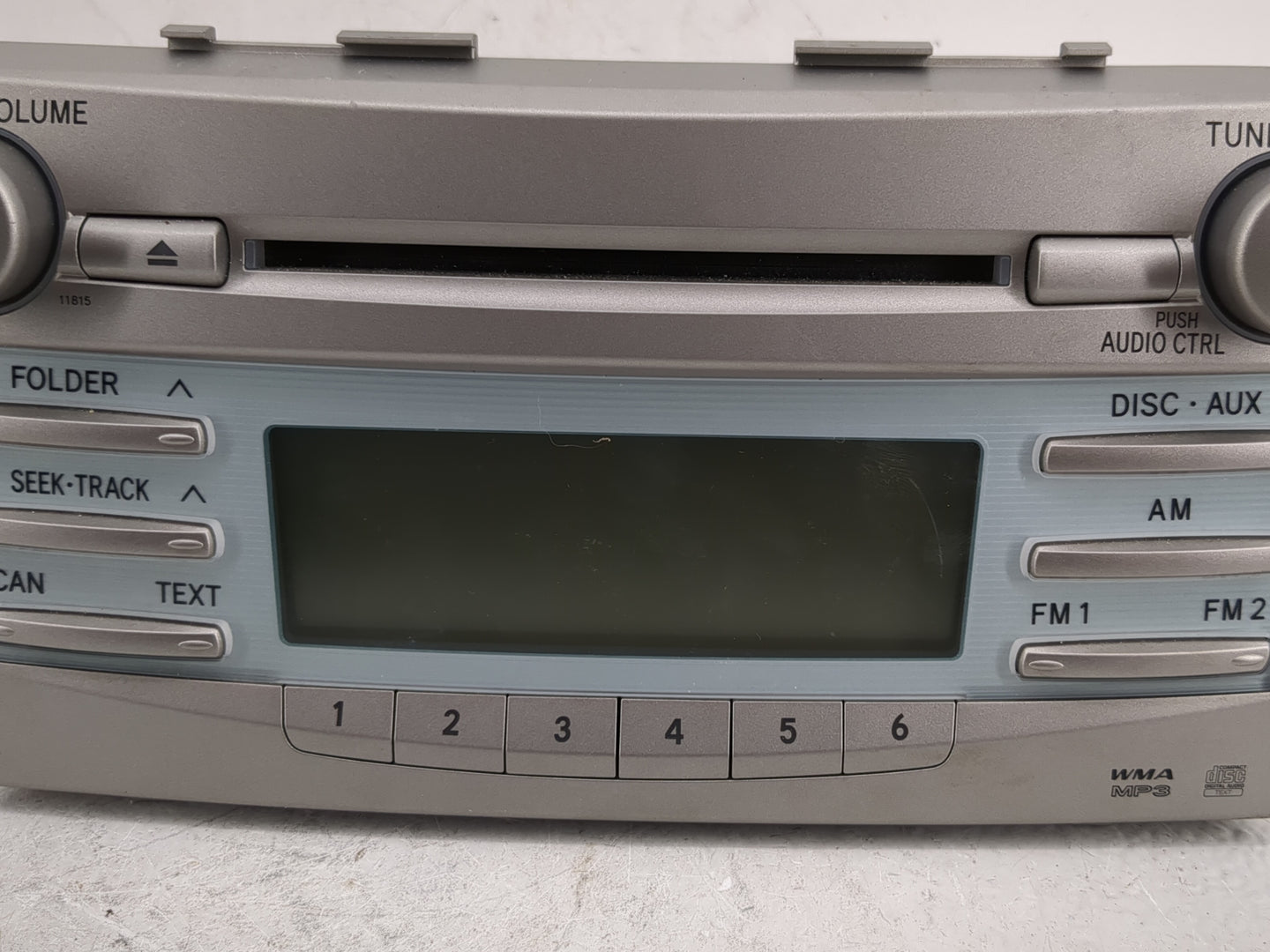 2007-2009 Toyota Camry Radio AM FM Cd Player Receiver Replacement P/N:122000-82101101 86120-06180 Fits Fits 2007 2008 2009 O