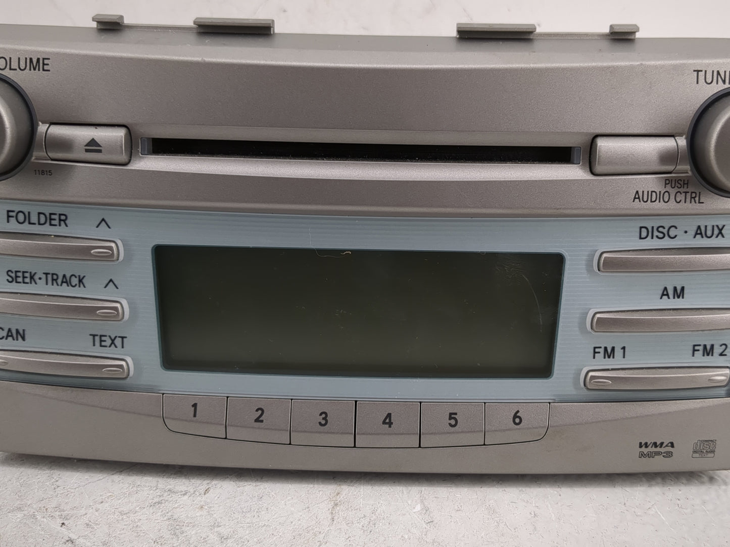 2007-2009 Toyota Camry Radio AM FM Cd Player Receiver Replacement P/N:122000-82101101 86120-06180 Fits Fits 2007 2008 2009 O
